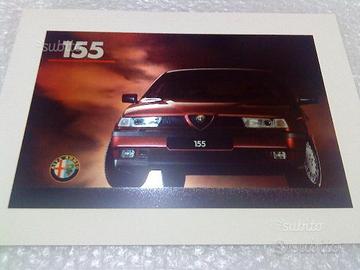 Foto laminata celebrativa Alfa Romeo 155