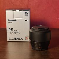 Panasonic Lumix G 25mm F1.7 ASPH