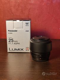 Panasonic Lumix G 25mm F1.7 ASPH