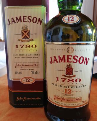 Whiskey Jameson 1780- 12 yo vintage + bicchieri