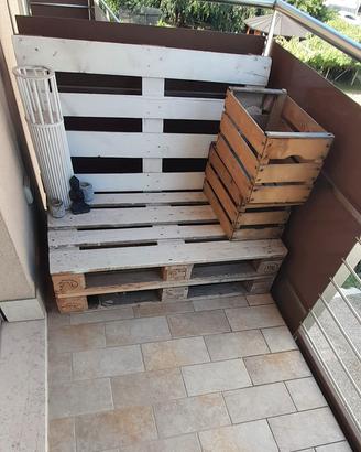 Divanetti in pallet da giardino/terrazza/balcone