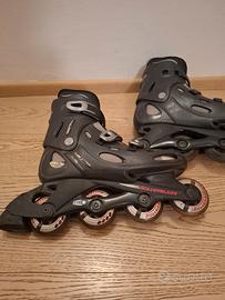 Rollerblade + paragomiti+paraginocchia+ parapolsi