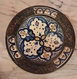 Raro piatto ceramica Safi - Thami Dbica 