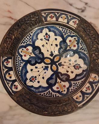 Raro piatto ceramica Safi - Thami Dbica 