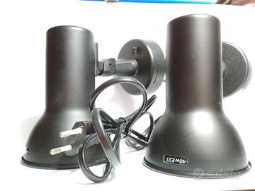Faretti da parete in metallo E27 40W NUOVI