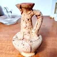 BROCCA IN SUGHERO E TERRACOTTA VASO VERSATOIO