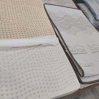 Rete con 2 materassi Marion in lattice sfoderabili