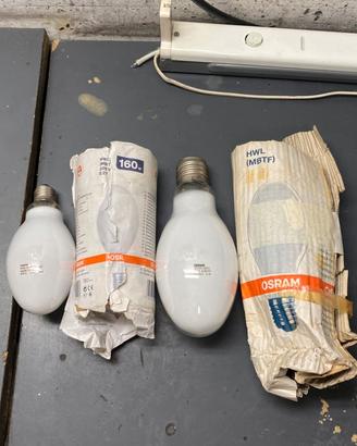 Lampdine Osram HWL a luce miscelata al mercurio