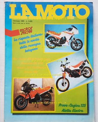 LA MOTO n.1 1985 Prova Bimota SB5 Cagiva 125 Elect