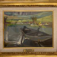 Quadro olio su tavola telata di ENRICO CAROZZI