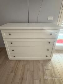 CASSETTIERA SHABBY CHIC BIANCA