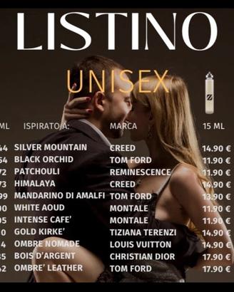 Profumi edclusivi per lui e per lei