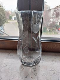 Vaso fiori in vetro