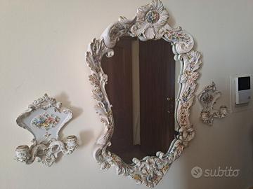 specchio capodimonte