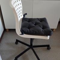 Sedia da scrivania ikea + cuscino 