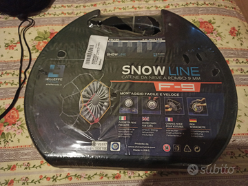 Catene da neve snow line x gomma larga gruppo 130