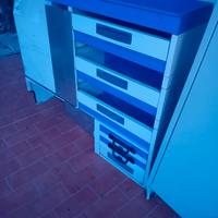 Scaffalatura officina mobile