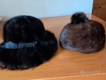 2 cappelli di visone
