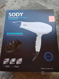 Phon professionale sody hair Dryer con diffusore