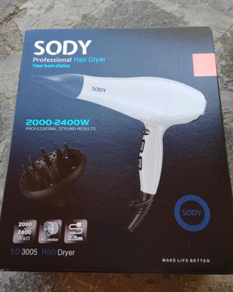 Phon professionale sody hair Dryer con diffusore