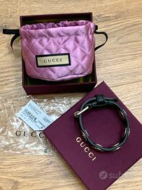 Gucci Bracciale maxi-stud Leather Cuff M New