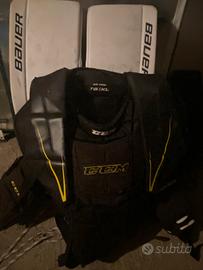 pettorina e maglia con protezioni aggiuntive