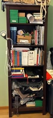 Libreria Ikea in legno mt 1,90x30x65