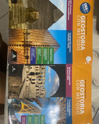 Libri Geostoria con Metodo 1 e 2