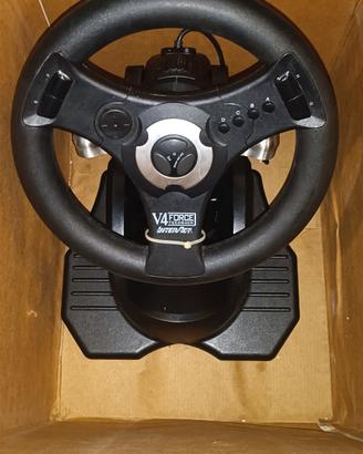 Thrustmaster V4 Force Feedback FX Racing Wheel 