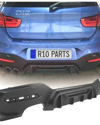 DIFFUSORE BMW F20 LCI 15- LOOK COMPETITION NERO OP