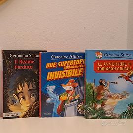 Tre libri di Geronimo Stilton