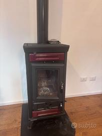 STUFA A LEGNA SOFIA BORDEAUX THERMOROSSI 7,5 kw