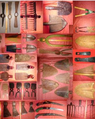 Attrezzi agricoli per collezione e/o giardinaggio