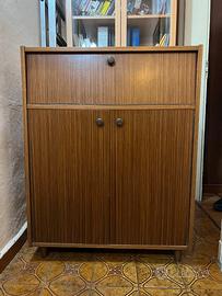 Mobile vintage in legno con ribalta