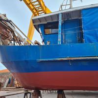 Barca peschereccio da lavoro acciaio ferro