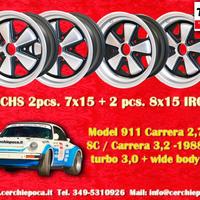 4 cerchi Porsche Fuchs 7x15 8x15 911 -1989 914-6 9