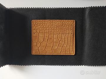 Portatessere in pelle Caravel