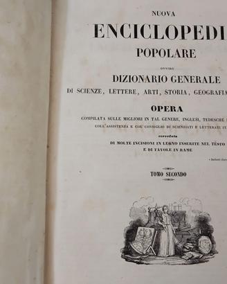 Enciclopedia popolare edizioni Giuseppe Pompa Tori