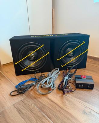 Subwoofer Doppio 3000 watt, 30 cm Ground Zero SPL