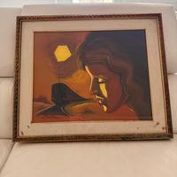 Quadro olio su tela Angelo Monini