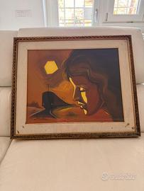 Quadro olio su tela Angelo Monini