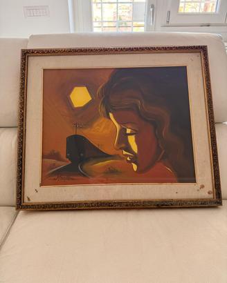 Quadro olio su tela Angelo Monini