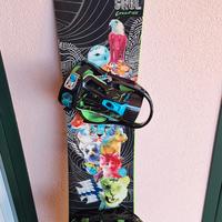 Tavola Rossignol Circuit 155 completa di attacchi 