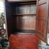 mobile orientale originale con sigillo cera lacca 