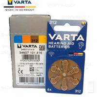 60 Batterie Pile VARTA 312 per Apparecchi Acustici