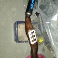 Marmitta polini con scarico fibra di carbonio