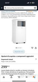 Condizionatore comfee portatile 09crn7