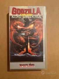 Vhs videocassetta Godzilla contro King Ghidora