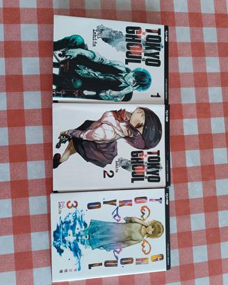 Manga Tokyo Ghoul Volumi 1 - 2 -3