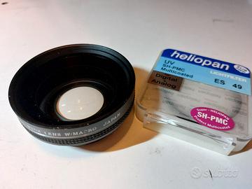 Lotto 2 lenti x videocamera.